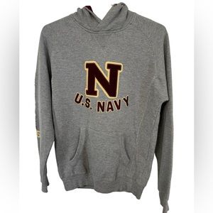 Vintage US Go Navy High End Gray Champion Men’s S Hoodie MINTY RARE